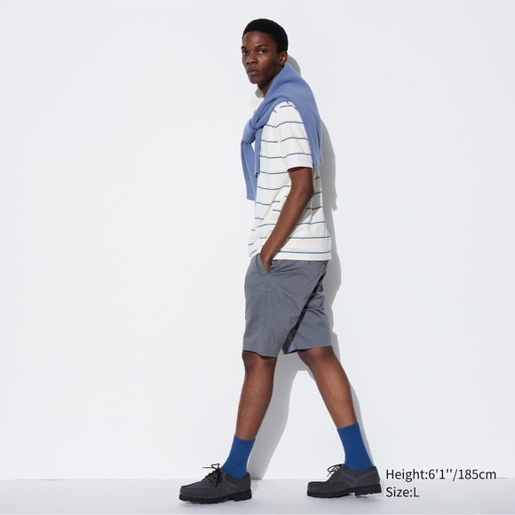 UNIQLO Grey Stretch Slim-Fit Short (9”) - Picture 3 of 9
